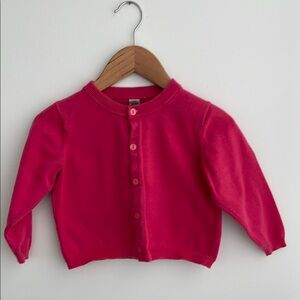 Beaufort Bonnet bright pink cardigan